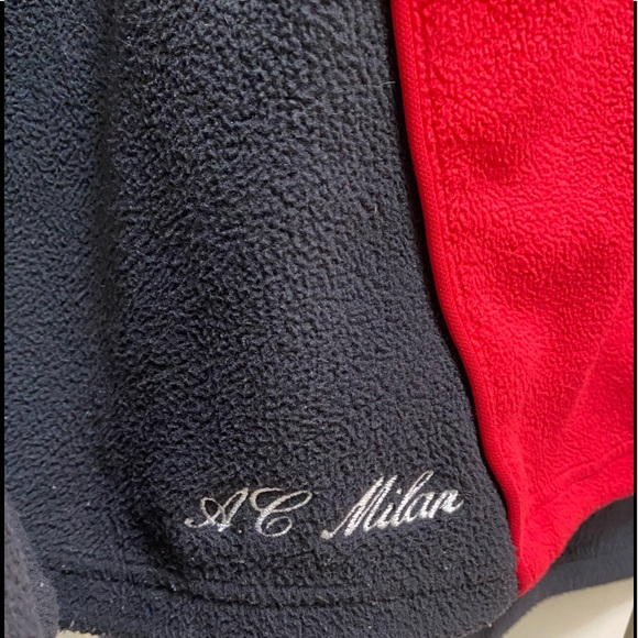 SOLD- Adidas AC Milan FC Pullover Fleece Men’s L - Picture 5 of 10